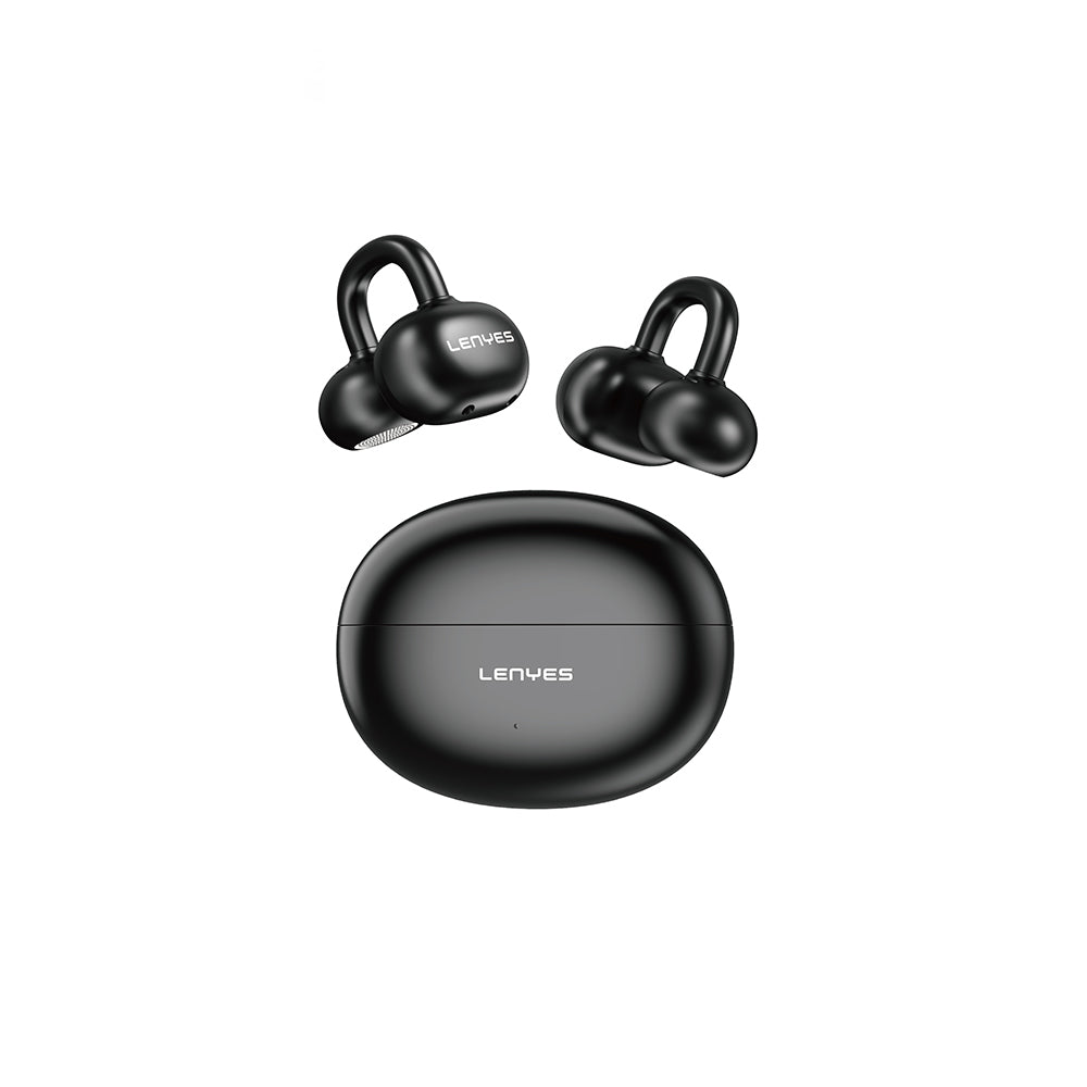 Lenyes Air 208 Hi-Fi Ses Özellikli 13mm Dinamik Sürücülü Bluetooth Kulaklık v6.0 Siyah
