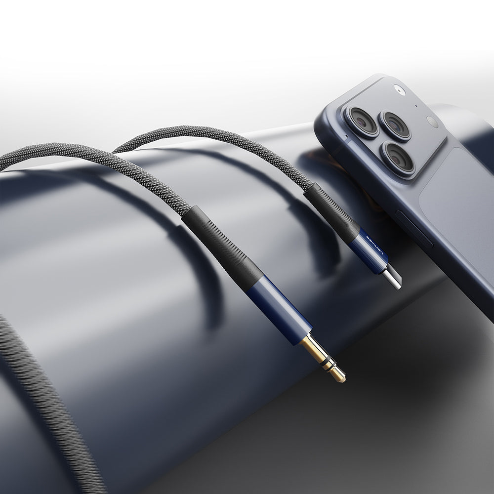 Lenyes AX134 Type-C to 3.5mm AUX Audio Kablo Siyah