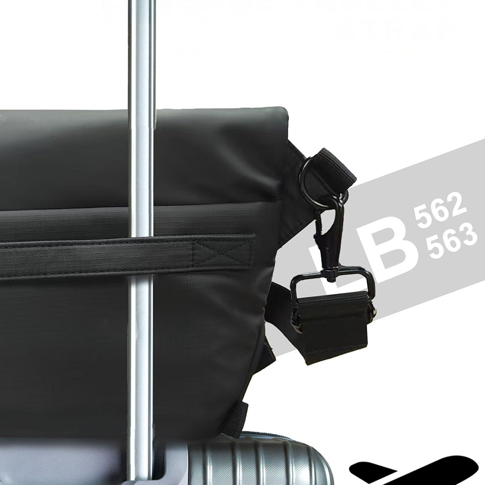 Lenyes LB562 Dreamer Crossbody Serisi Su Geçirmez Deri Tasarımlı Çapraz Vücut Çantası Siyah