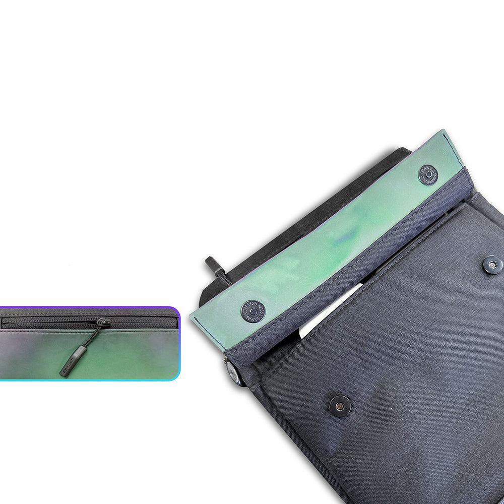 Lenyes LB711 Dazzling Crossbody Serisi Çok Amaçlı Su Geçirmez Çapraz Vücut Çantası Siyah