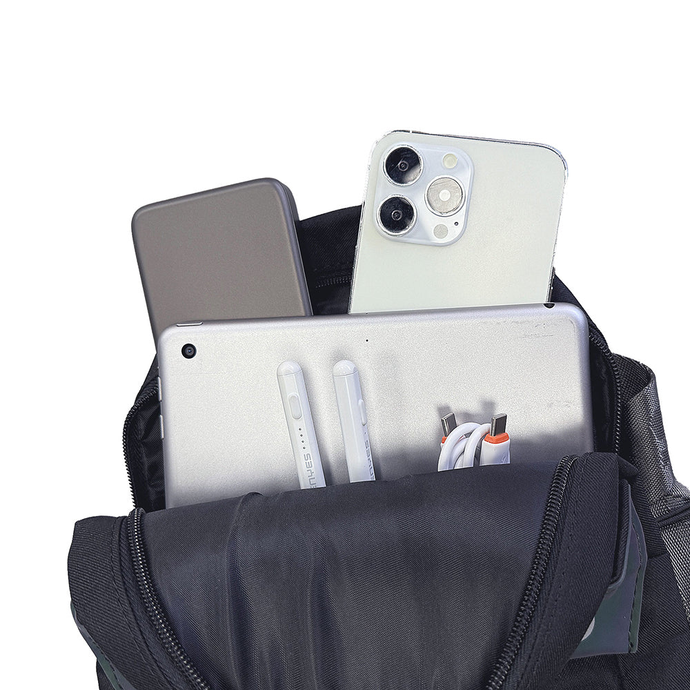 Lenyes LB712 Dazzling Serisi Çok Amaçlı Su Geçirmez Göğüs Çantası Siyah