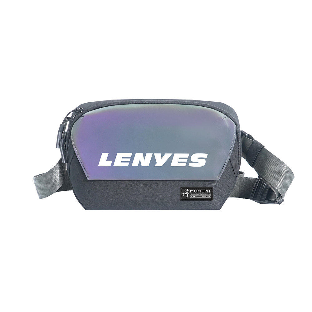 Lenyes LB713 Dazzling Crossbody Serisi Çok Amaçlı Su Geçirmez Çapraz Vücut Çantası Siyah