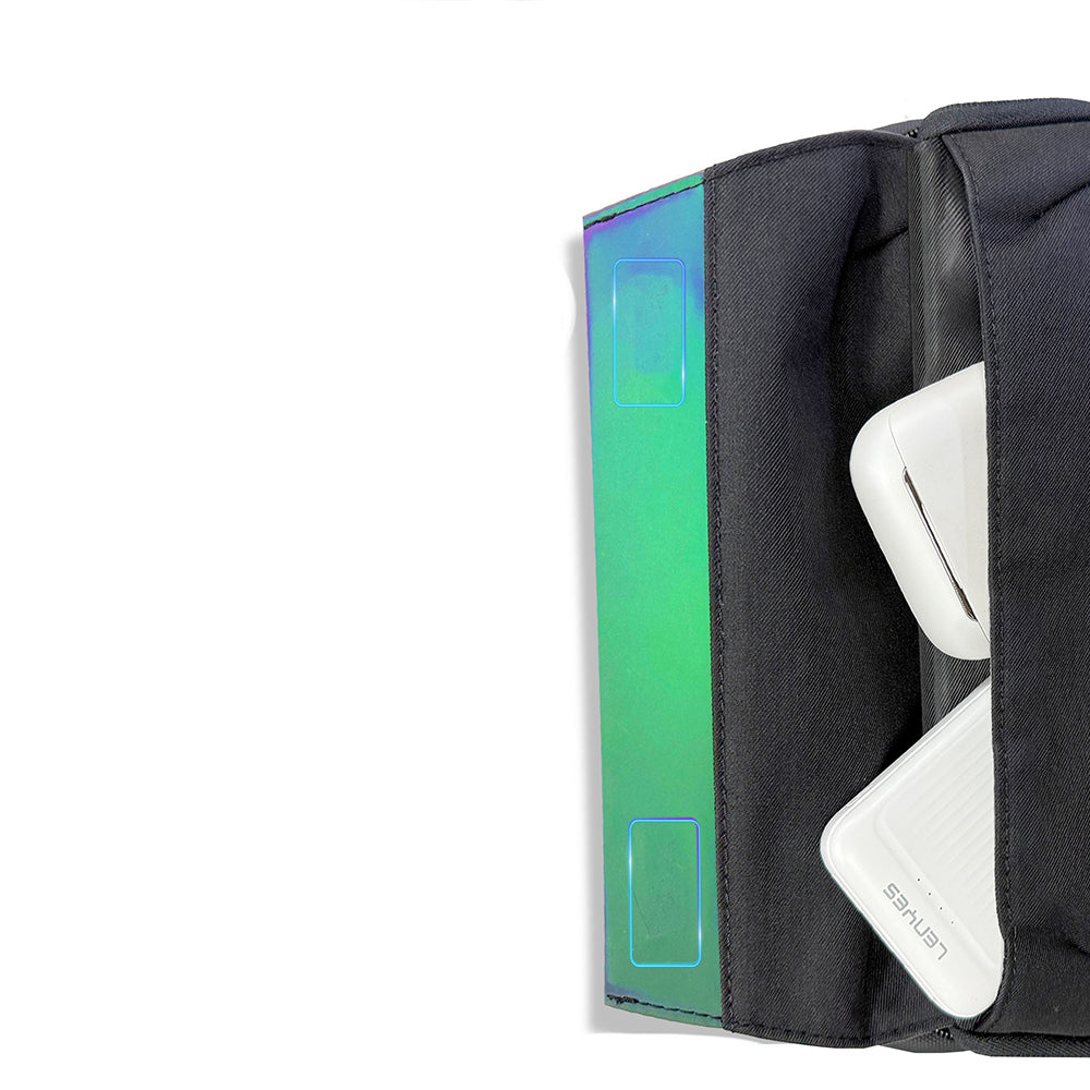 Lenyes LB713 Dazzling Crossbody Serisi Çok Amaçlı Su Geçirmez Çapraz Vücut Çantası Siyah