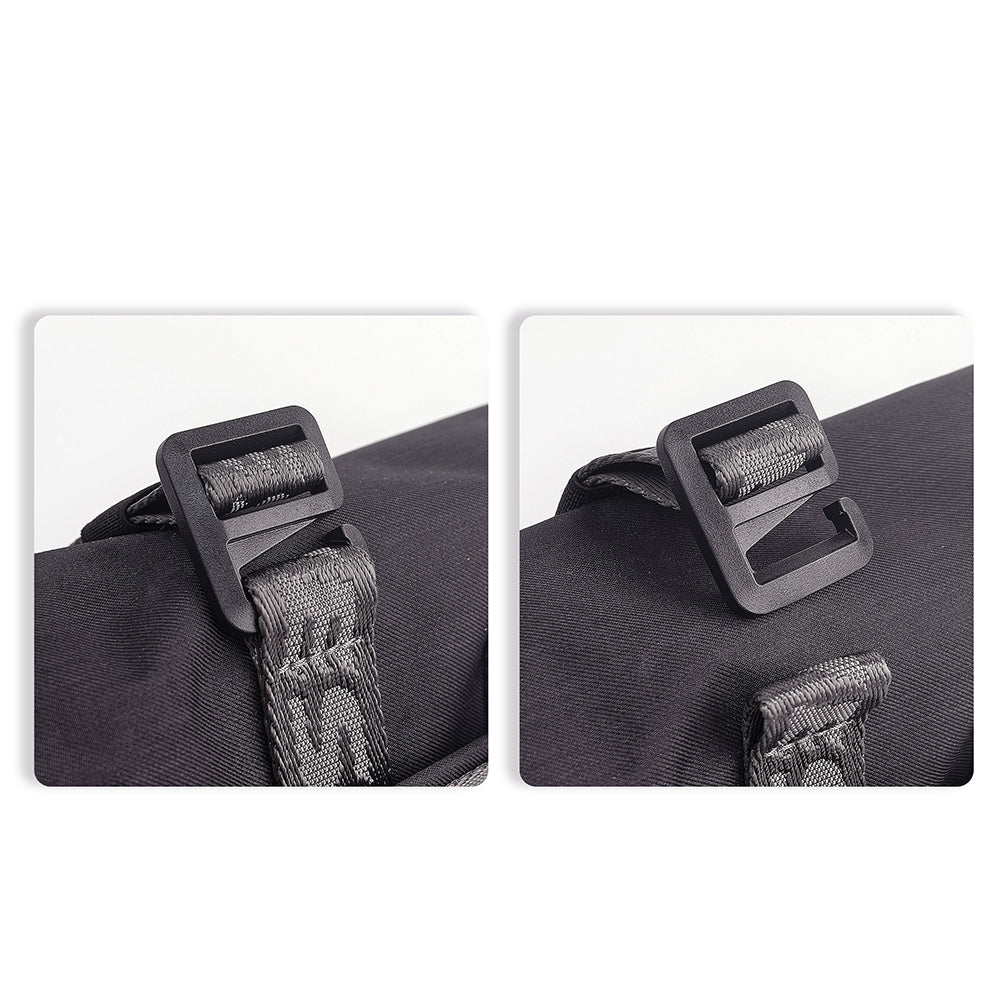 Lenyes LB718 Dazzling Serisi Çok Amaçlı Su Geçirmez Omuz Askılı Seyahat Çantası Siyah