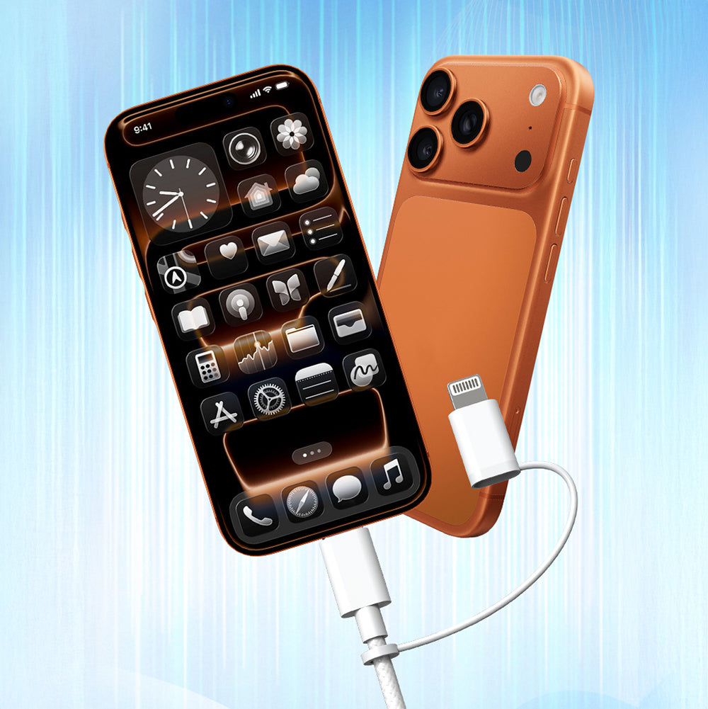 Micflip A22 2in1 PD Type-C to Type-C + Lightning MFI Sertifikalı Data ve Şarj Kablosu 240W 1M Beyaz