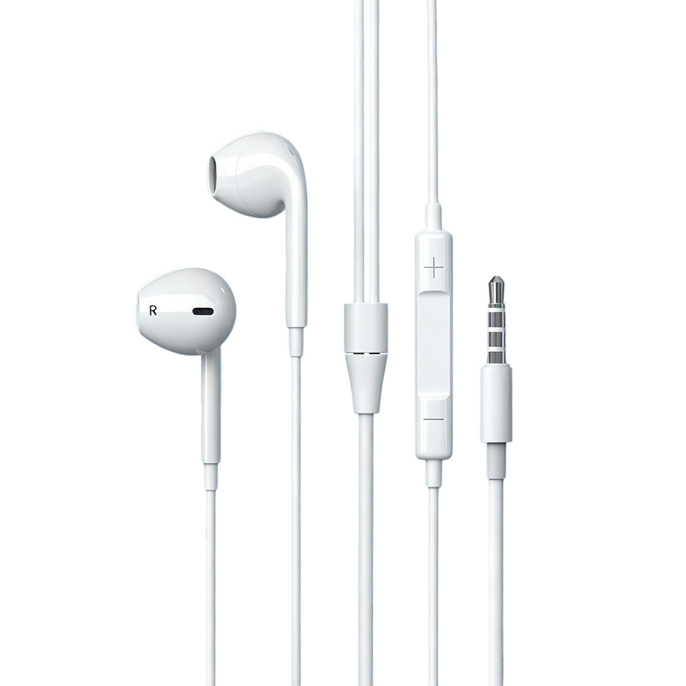 Micflip J01 3D Stereo Ses Destekli 3.5mm Kulakiçi Kulaklık Beyaz