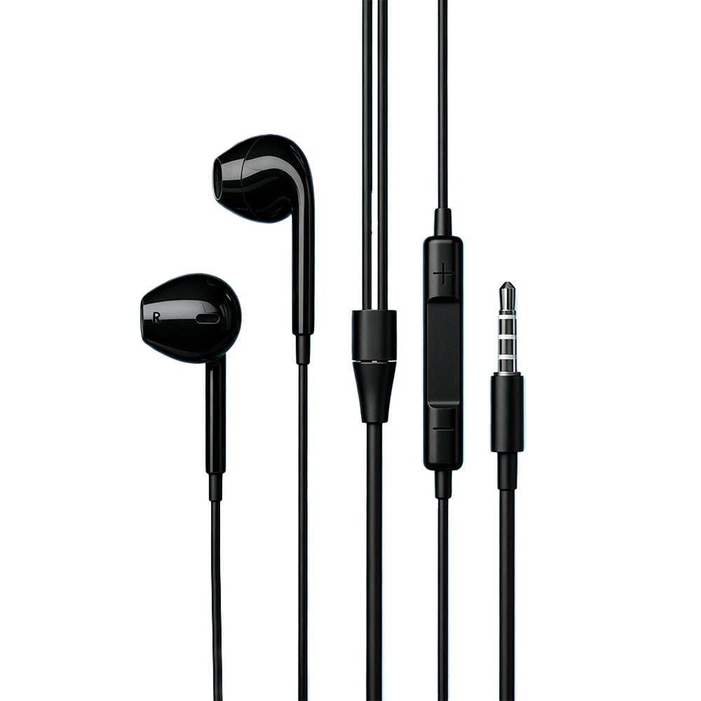 Micflip J01 3D Stereo Ses Destekli 3.5mm Kulakiçi Kulaklık Siyah