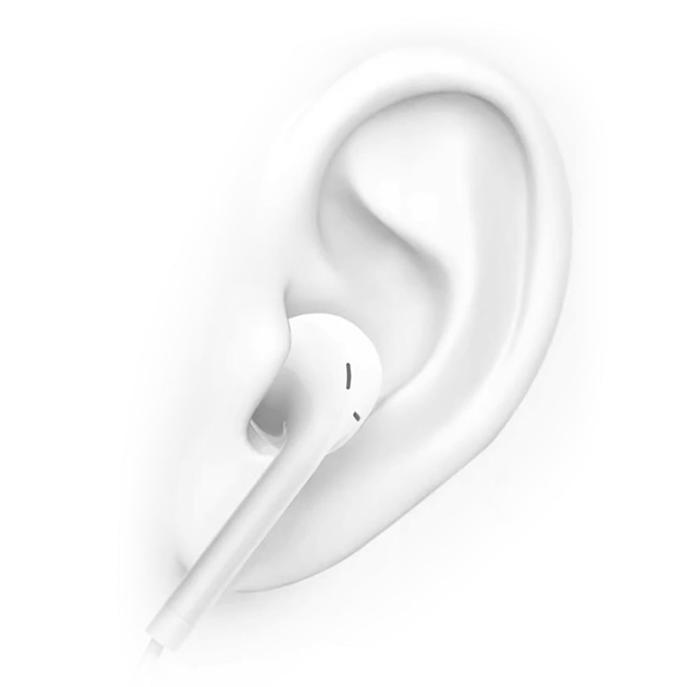 Micflip J01 3D Stereo Ses Destekli Type-C Kulakiçi Kulaklık Beyaz