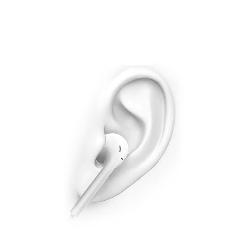 Micflip J01 3D Stereo Ses Destekli Type-C Kulakiçi Kulaklık Beyaz