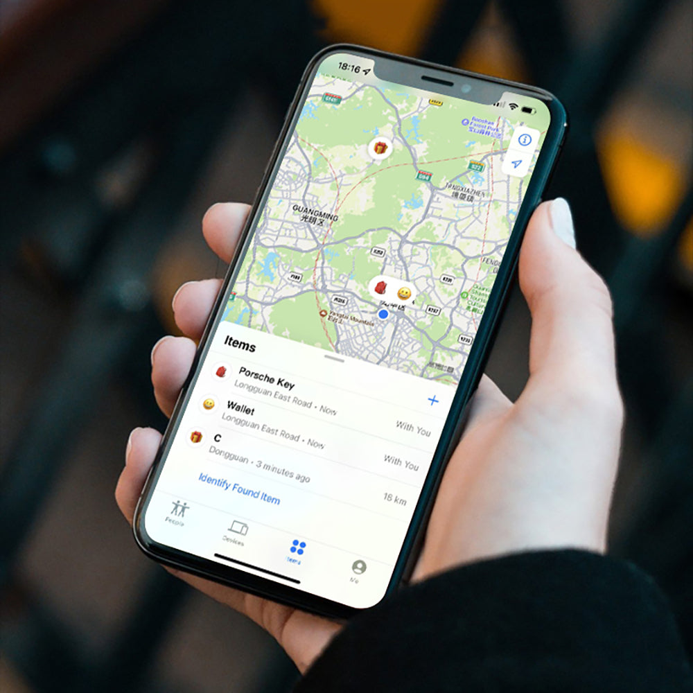 Micflip P03 iOS Cihazlar için Smart Tag Akıllı Takip Cihazı Beyaz