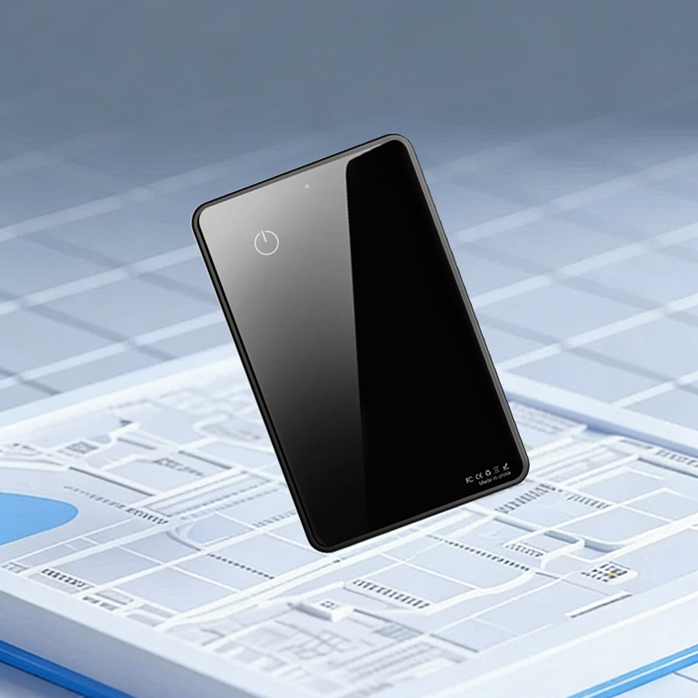 Micflip P041 Suya Dayanıklı Android ve iOS Cihazlar için FindMy & Find Hub Özellikli Akıllı Kart Siyah