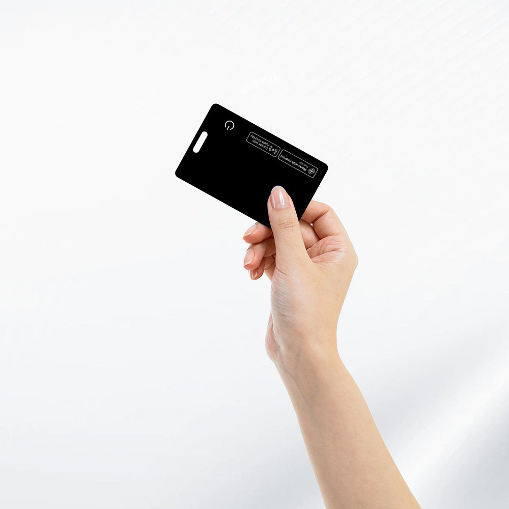 Micflip P105 Suya Dayanıklı iOS ve Android Cihazlar için Wireless Şarj Özellikli Akıllı Kart Siyah