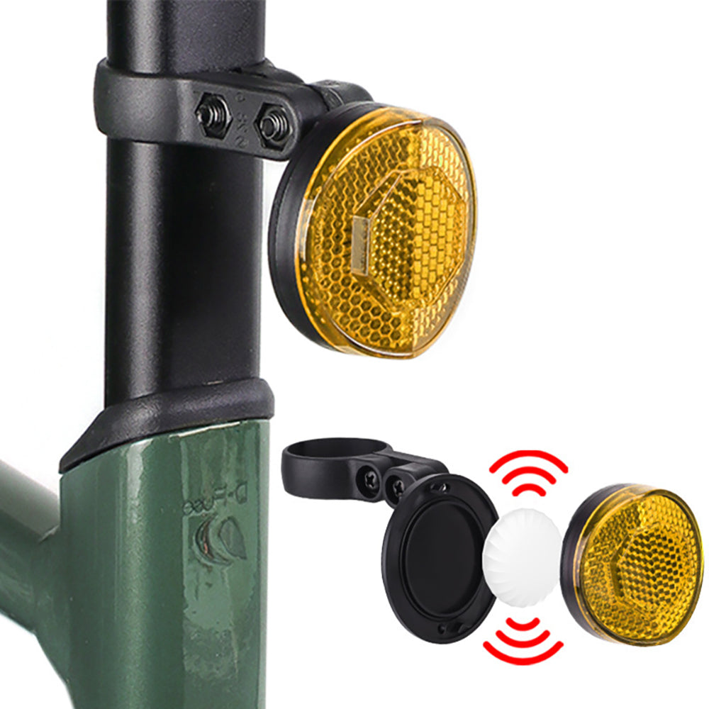 Micflip P20 Suya Dayanıklı Akıllı Takip Cihazlı Bisiklet Reflektörü Sarı