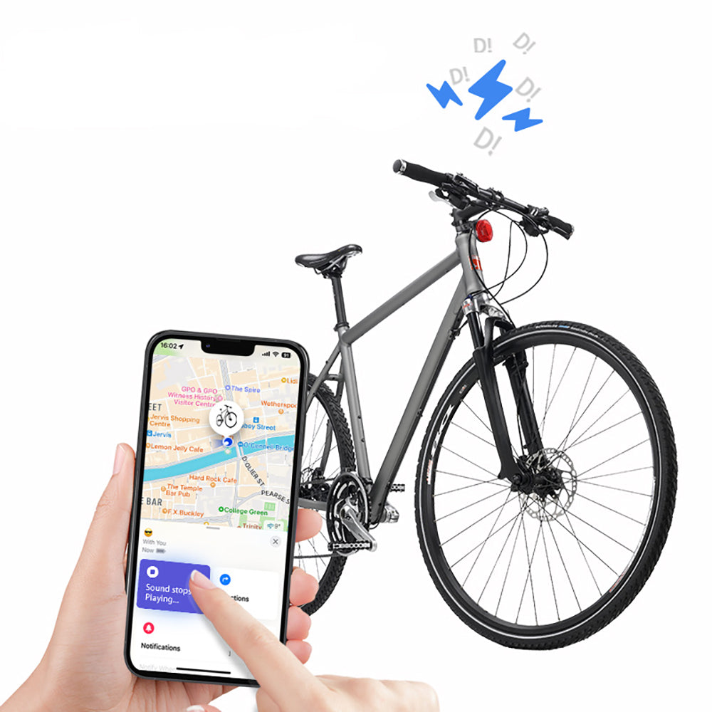 Micflip P20 Suya Dayanıklı Akıllı Takip Cihazlı Bisiklet Reflektörü Kırmızı