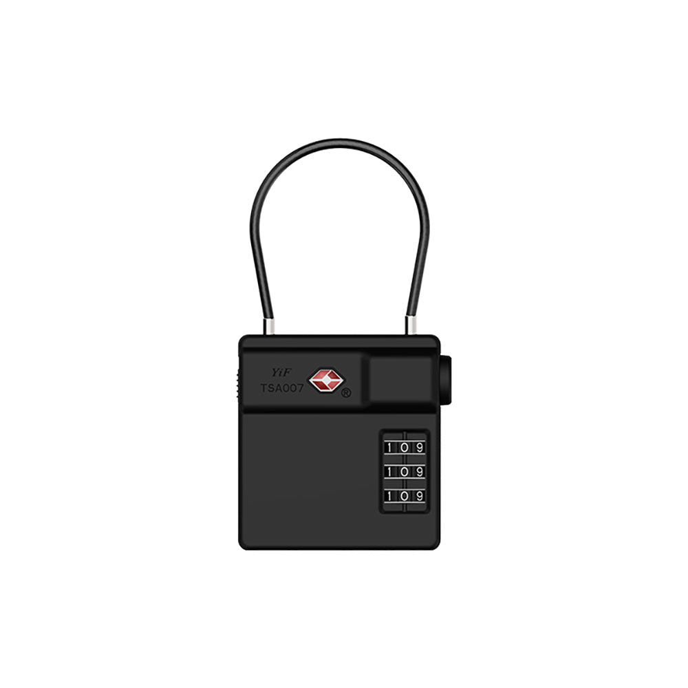 Micflip P25 TSA Kilit ve Find My Takip Özellikli Valiz Seyehat Kiliti Siyah
