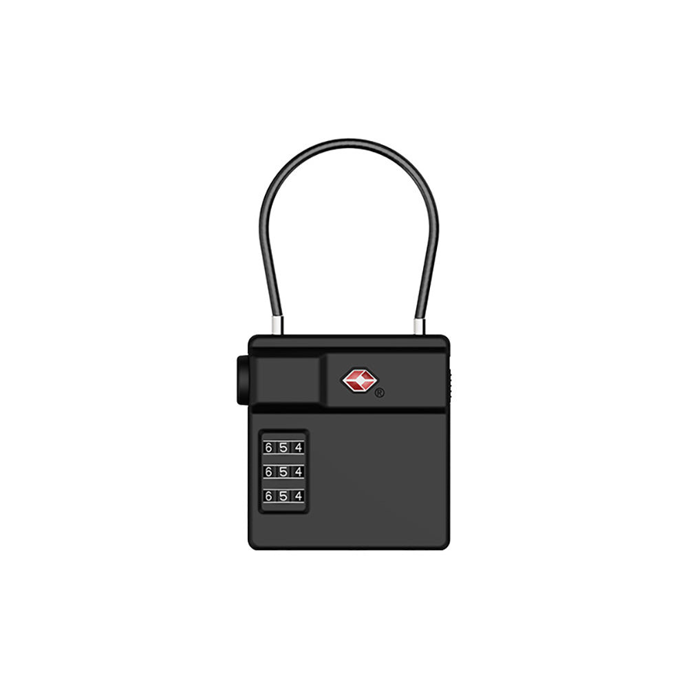 Micflip P25 TSA Kilit ve Find My Takip Özellikli Valiz Seyehat Kiliti Siyah