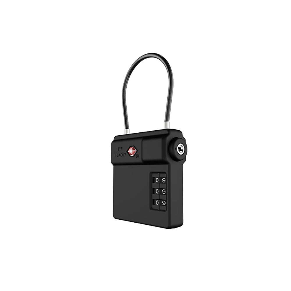 Micflip P25 TSA Kilit ve Find My Takip Özellikli Valiz Seyehat Kiliti Siyah
