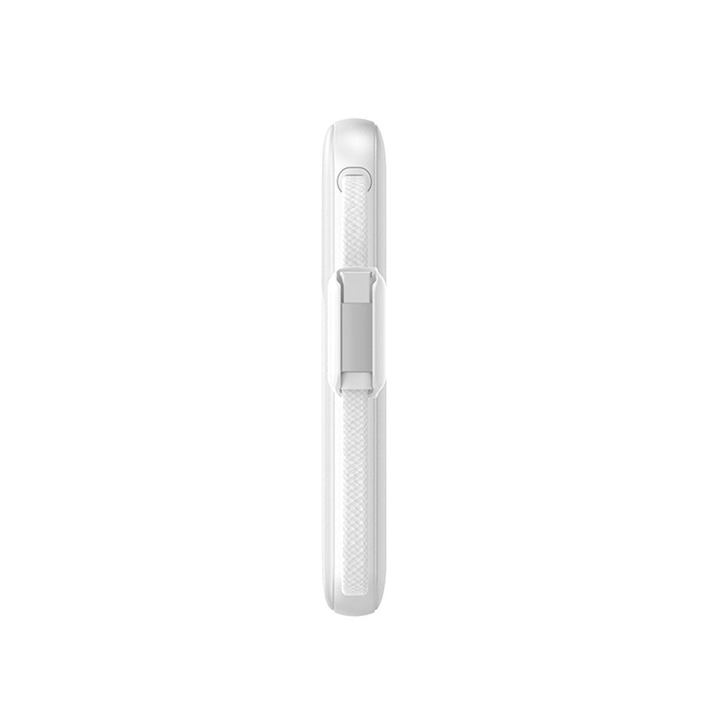Movespeed MSP19 Pro Dijital LED Göstergeli Type-C Kablolu Powerbank 22.5W 10.000mAh Beyaz