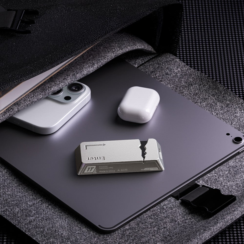 Movespeed YSPSCK20 PSSD Manyetik iPhone SSD M-safe Bağlantılı 4K ProRes Destekli Taşınabilir Harici Disk 1TB 2000MB/s Gümüş