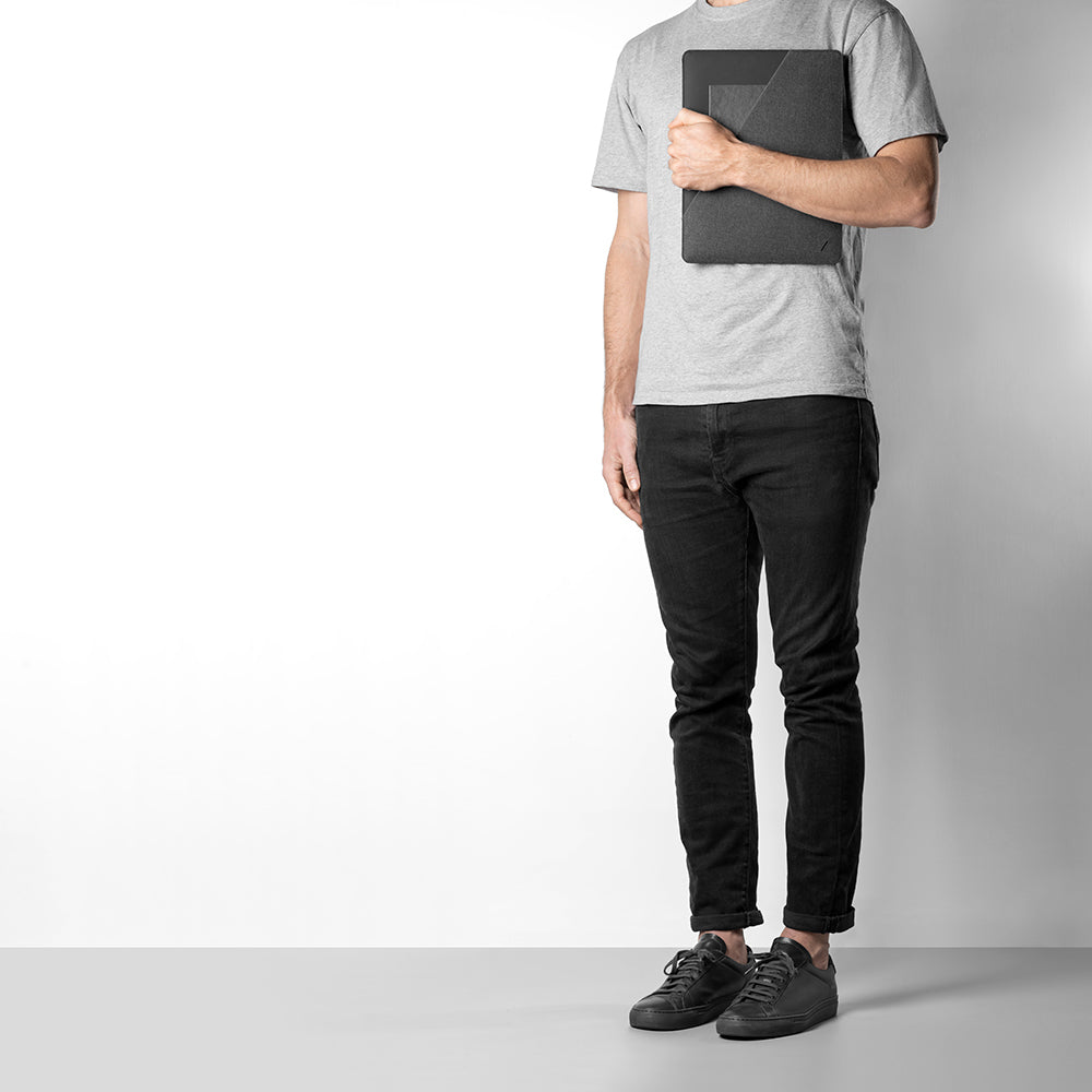 Native Uninon Stow Slim Serisi Su Geçirmez 11 inç Tablet Çantası Siyah