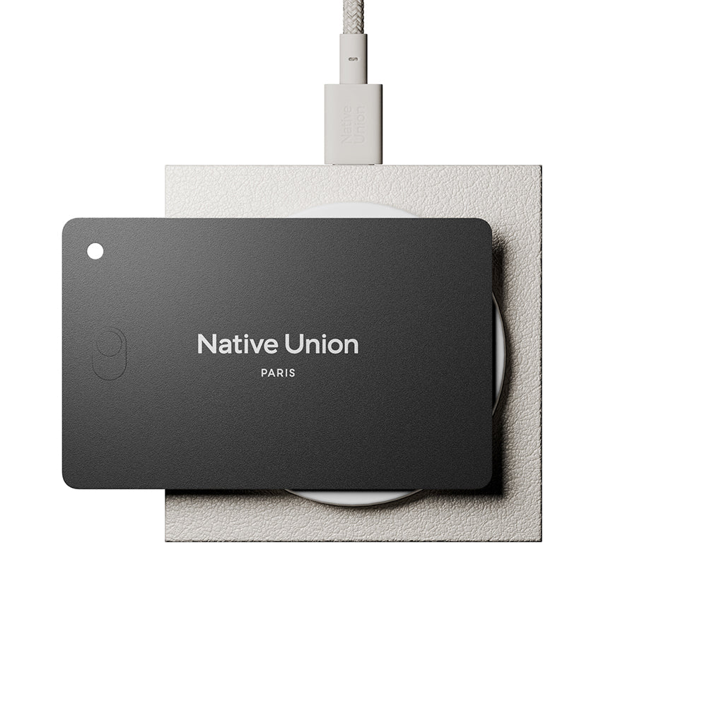 Native Union Find it Card Serisi M-safe Şarj Özellikli iOS Find My Destekli Akıllı Takip Cihazı Siyah