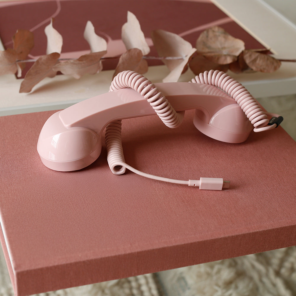 Native Union POP Phone Type-C Portlu Retro Telefon Ahizesi Pembe