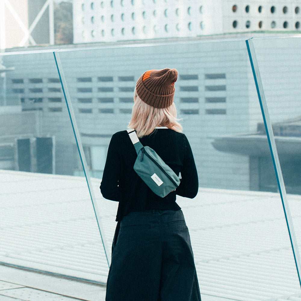 Native Union W.F.A Serisi Crossbody YKK Fermuarlı Çok Amaçlı Su Geçirmez Çapraz Vücut Çantası Yeşil