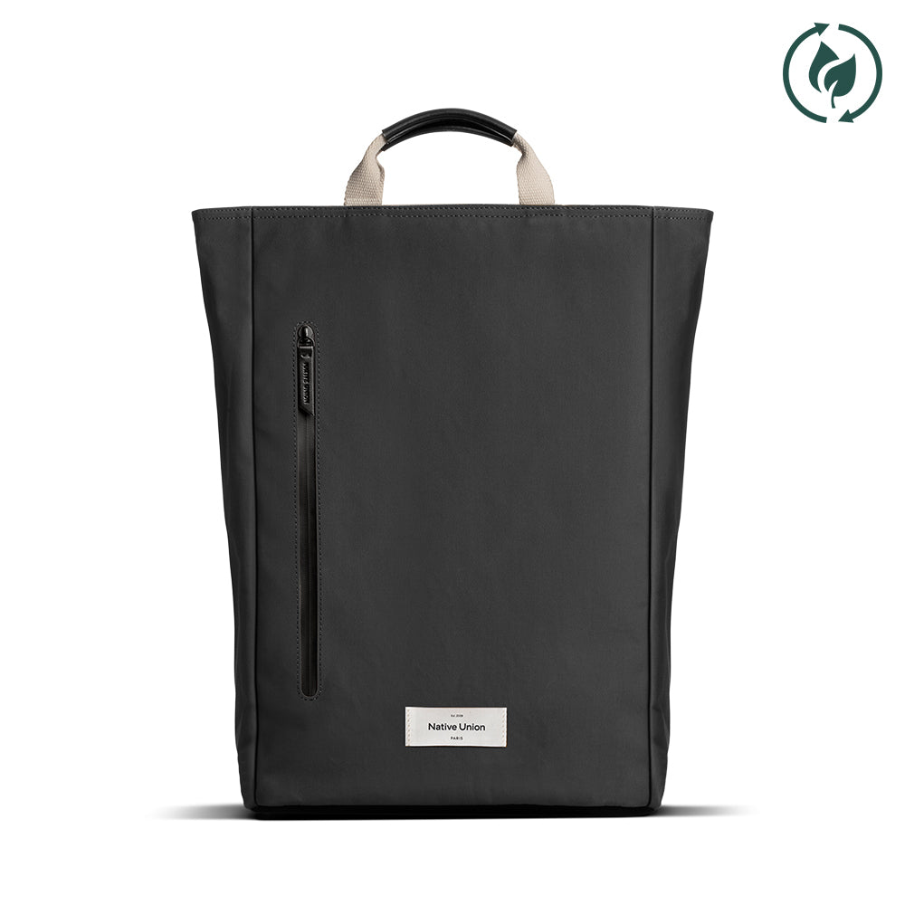 Native Union W.F.A Serisi Su Geçirmez Cordura Kumaş YKK Fermuarlı 20L Sırt Çantası Siyah