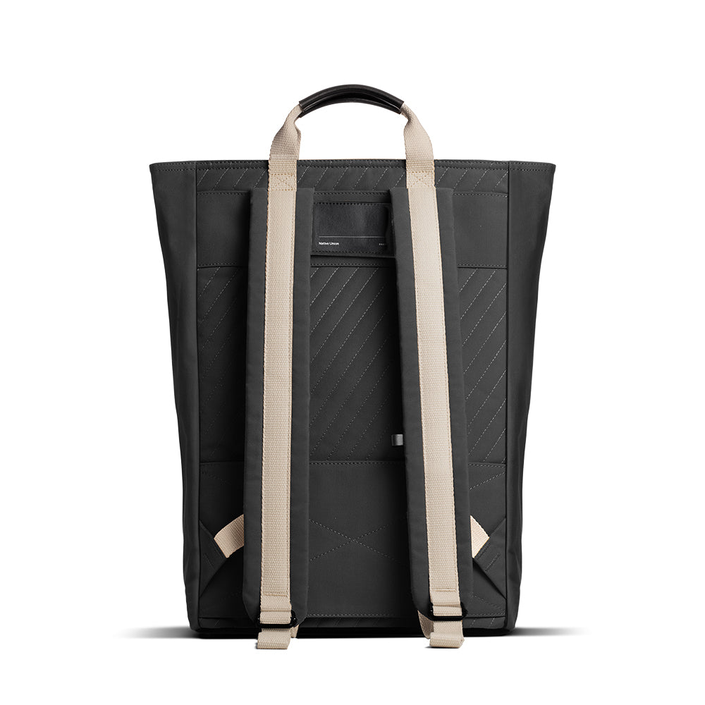 Native Union W.F.A Serisi Su Geçirmez Cordura Kumaş YKK Fermuarlı 20L Sırt Çantası Siyah