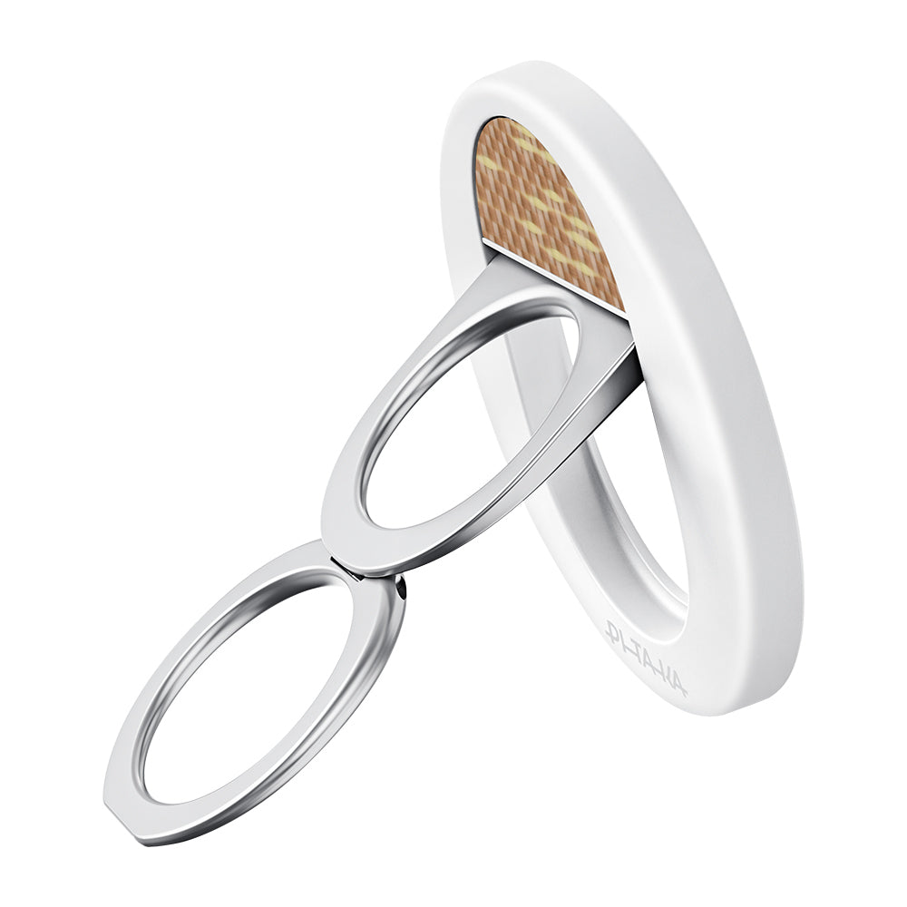 Pitaka Aramid Fiber Glints of Gold Serisi MagEZ Grip 3 Magnetik Ring Stand Telefon Tutucu Gold