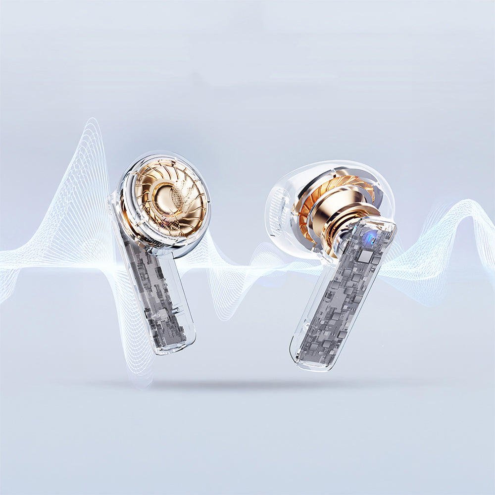 Recci REP-W80 Hi-Fi Ses Kaliteli TWS Kulak İçi Bluetooth v5.3 Kulaklık Beyaz