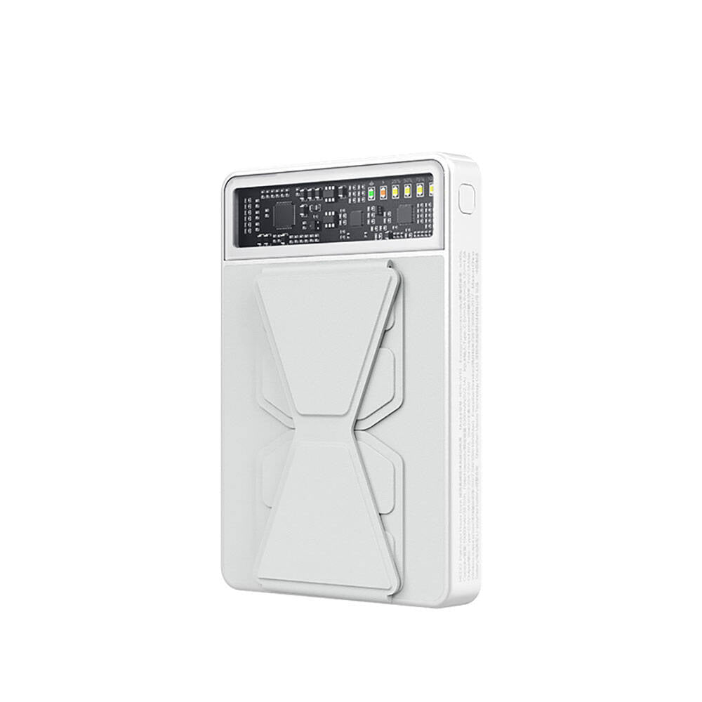 Recci RPB-W19 Standlı Magsafe Şarj Özellikli Powerbank 10.000mAh Siyah