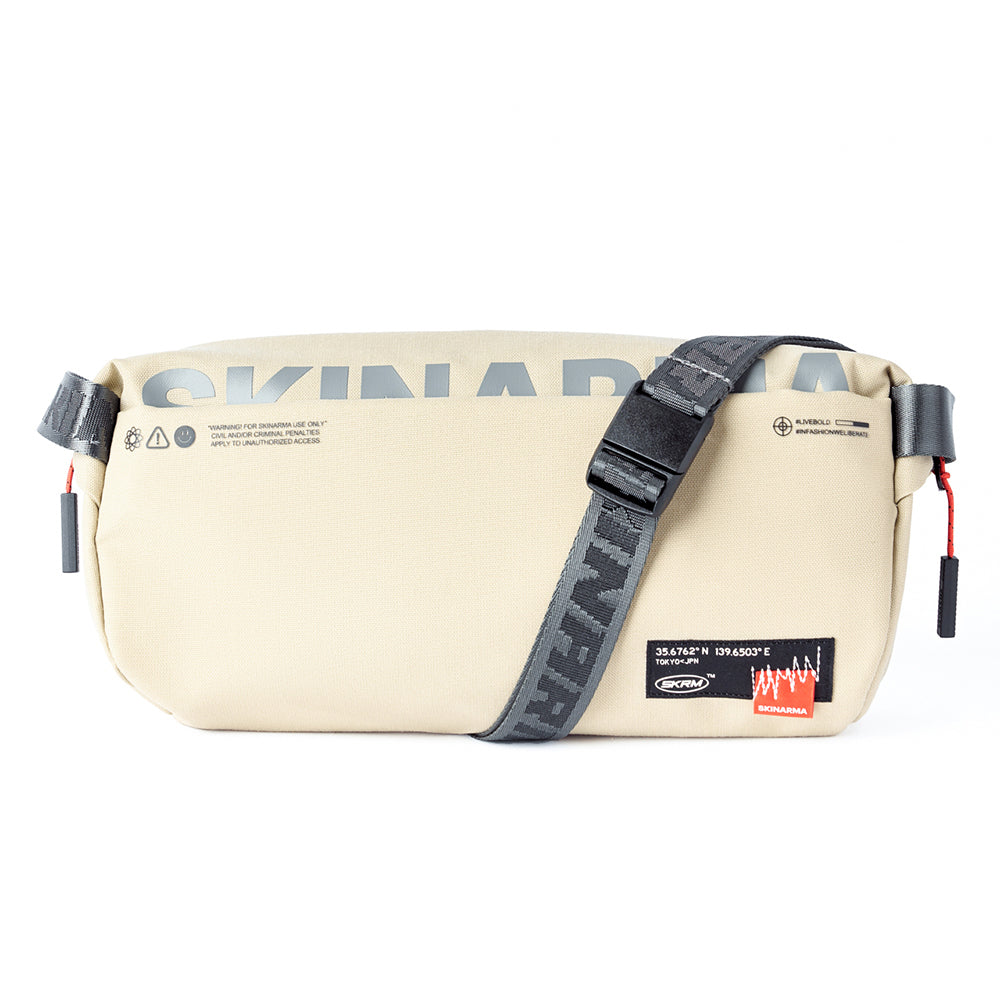 Skinarma Crossbody Fardel Çapraz Vücut Çantası Krem