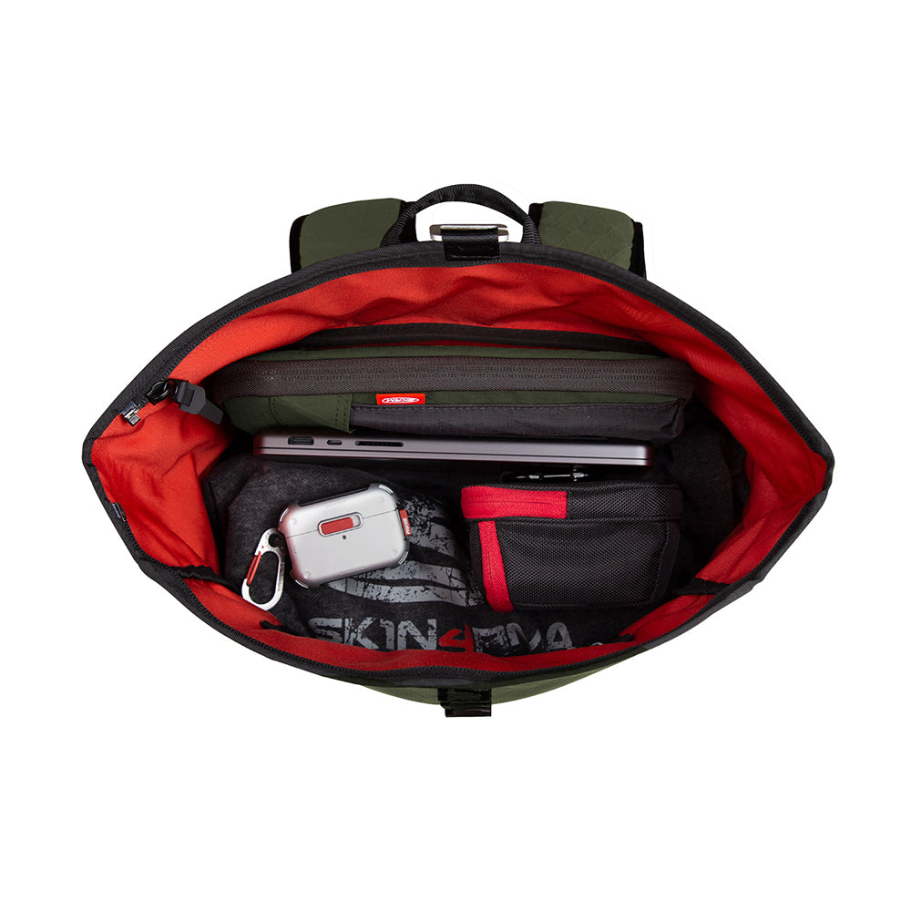 Skinarma Jager Serisi Naylon Scout Sırt Çantası Siyah