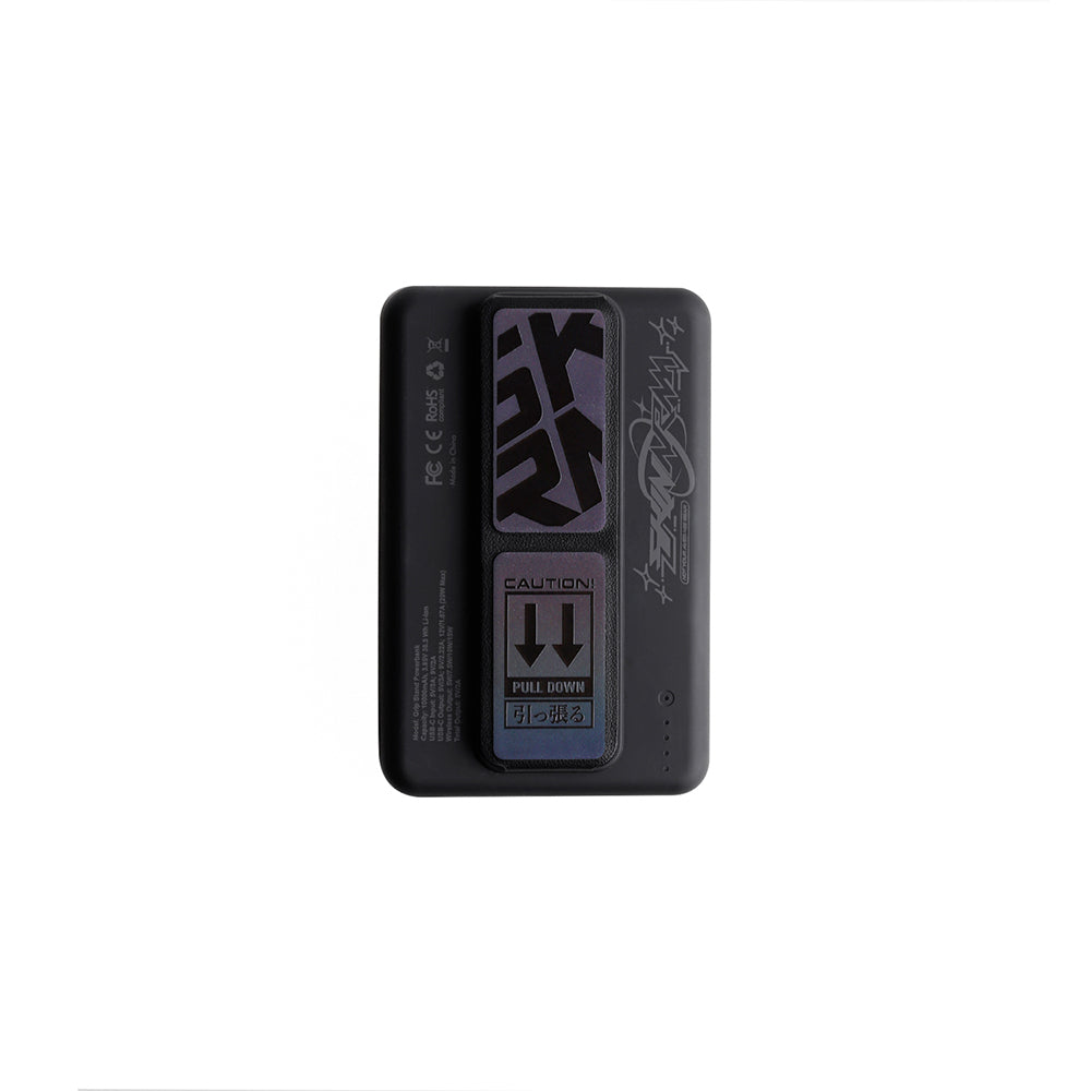 Skinarma Kira Kobai Holografik Tasarımlı Standlı Wireless ve PD Hızlı Şarj Özellikli Powerbank 20W 10000mAh Siyah