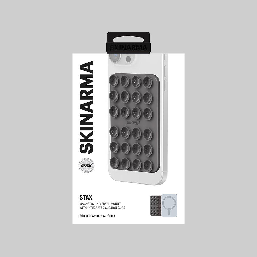 Skinarma Stax Magnetik Vakumlu Telefon Tutucu Turuncu