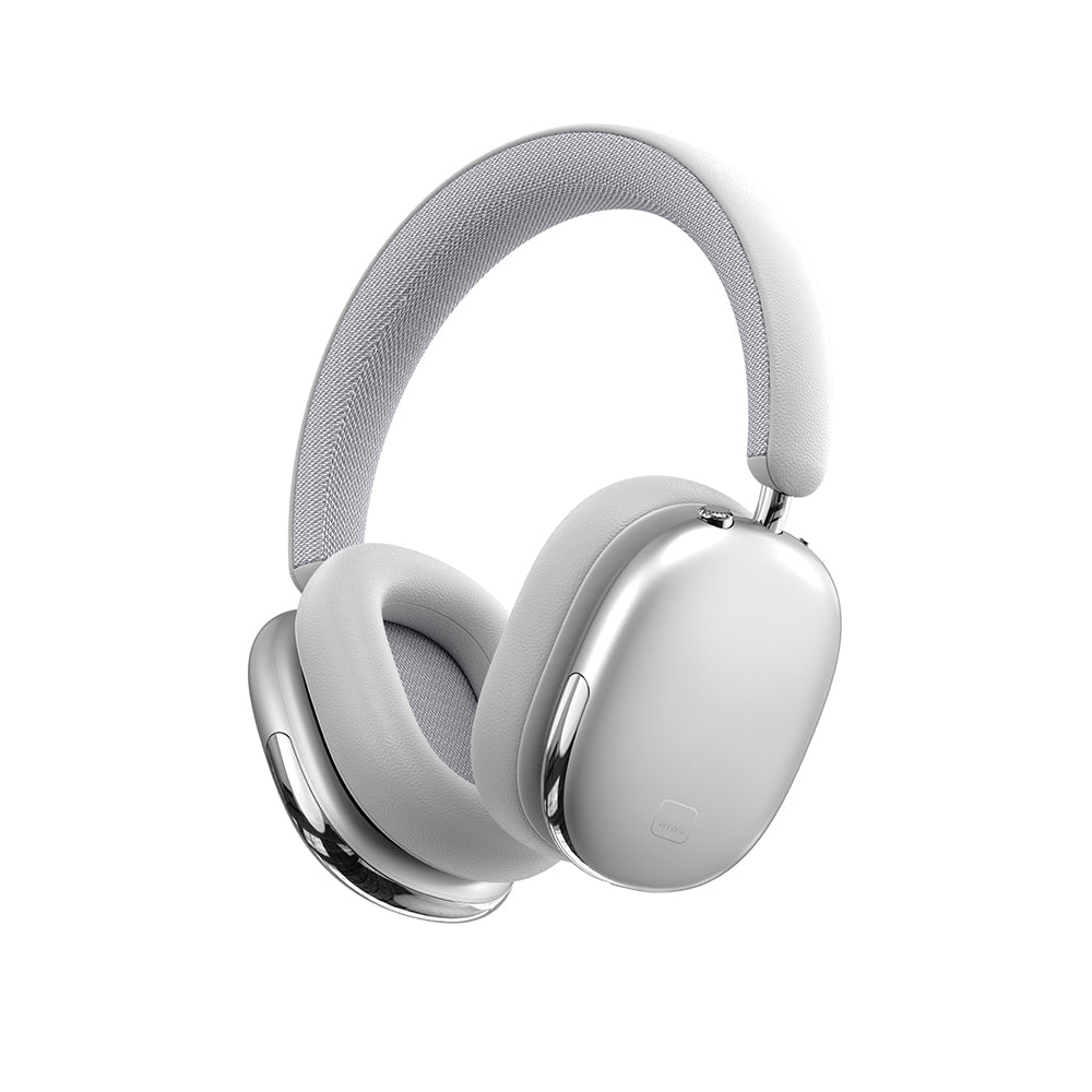 Wiwu Airbuds Max TD-16 ANC Aktif Gürültü Önleyicili Kulak Üstü Bluetooth Kulaklık v6.0 Gümüş