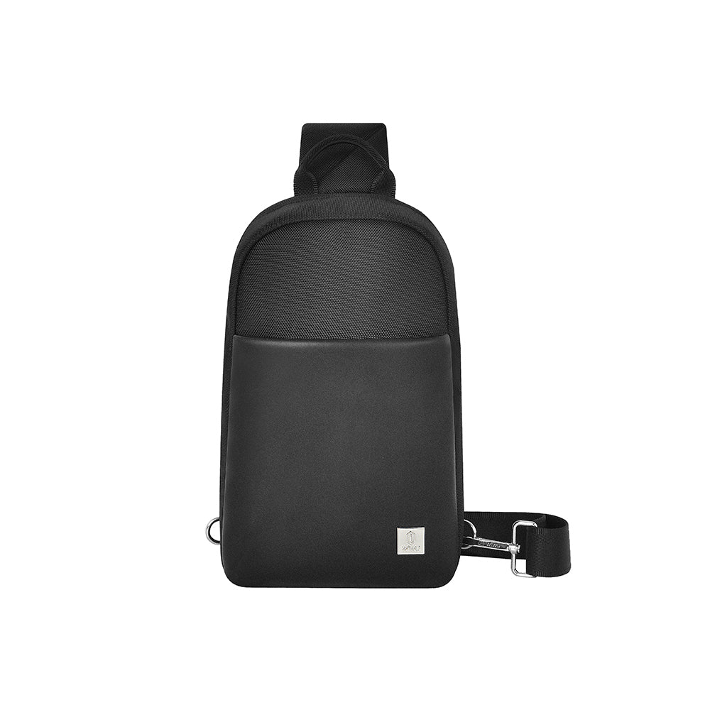 Wiwu Hali Serisi Crossbody 1680D Su Geçirmez Naylon Kumaş Omuz Askılı Çapraz Vücut Çantası Siyah