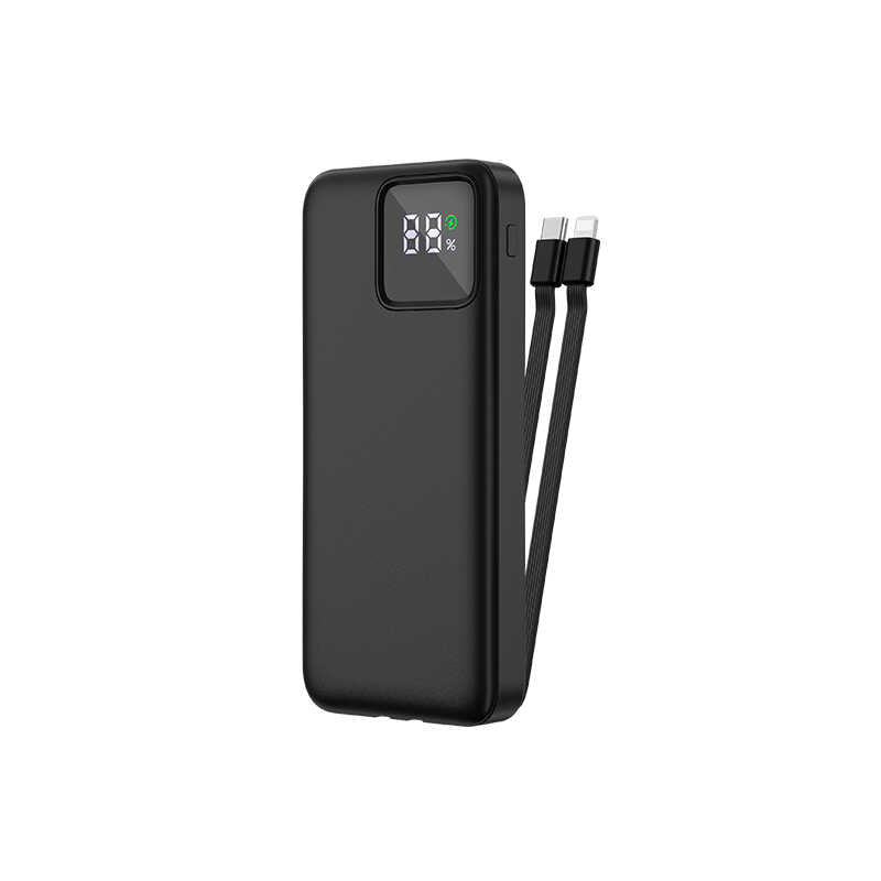 Wiwu JC-18 PD Hızlı Şarj Özellikli Led Göstergeli Powerbank 18W 10000mAh Siyah