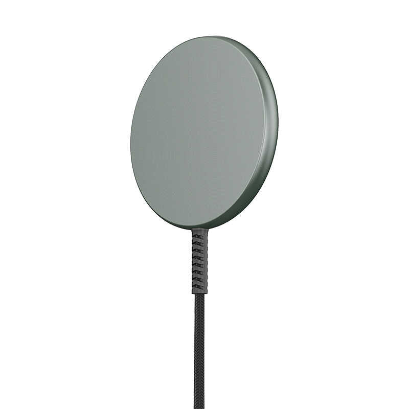 Wiwu M14 Intelligent Wireless Magnetik Şarj Ultra İnce Şeffaf 15W Android iOS Destekli Siyah