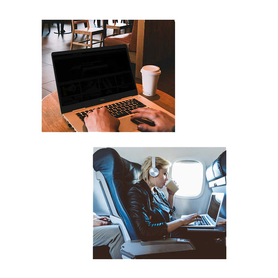 Macbook 16' Touch Bar Wiwu Mıknatıslı Privacy Ekran Koruyucu Siyah