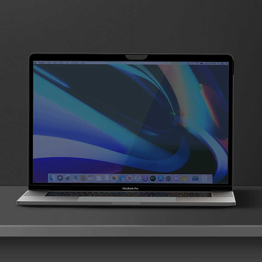 Macbook 16' Touch Bar Wiwu Mıknatıslı Privacy Ekran Koruyucu Siyah