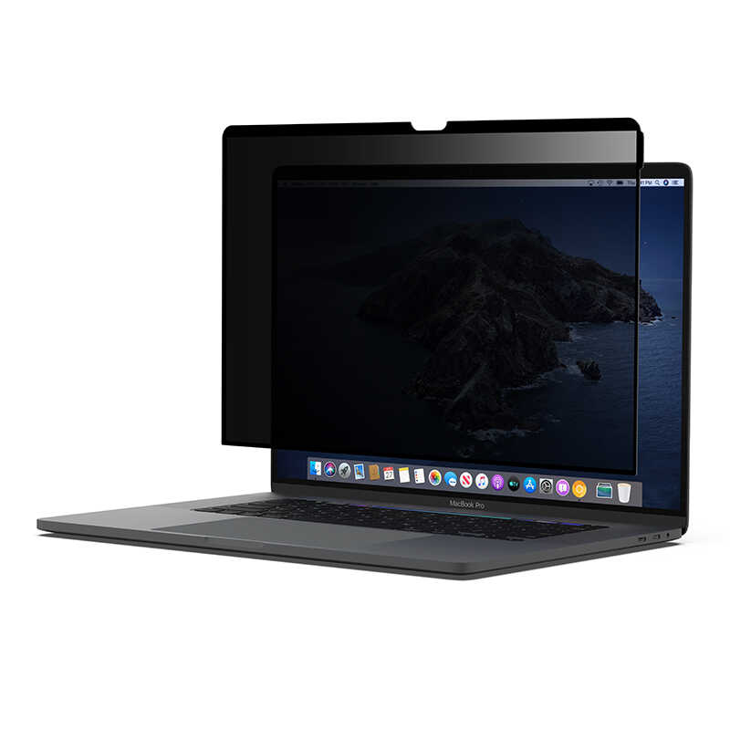 Macbook 16' Touch Bar Wiwu Mıknatıslı Privacy Ekran Koruyucu Siyah