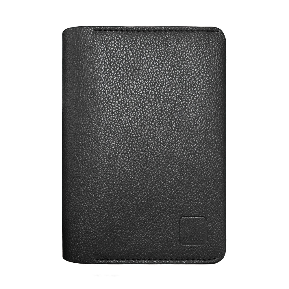 Wiwu Master Passport Wallet Pasaport RFID Özellikli Kart ve Sim Bölmeli PU Deri Cüzdan Siyah