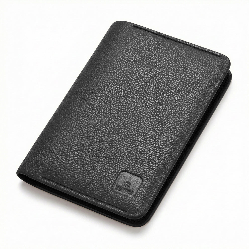 Wiwu Master Passport Wallet Pasaport RFID Özellikli Kart ve Sim Bölmeli PU Deri Cüzdan Siyah