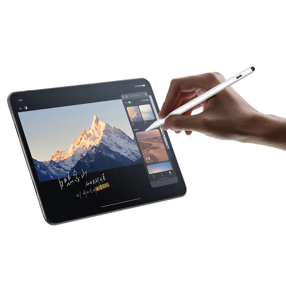 Wiwu Pencil S-04 Avuç İçi Reddi (Palm Rejection) Özellikli Universal Dokunmatik Stylus Kalem Beyaz