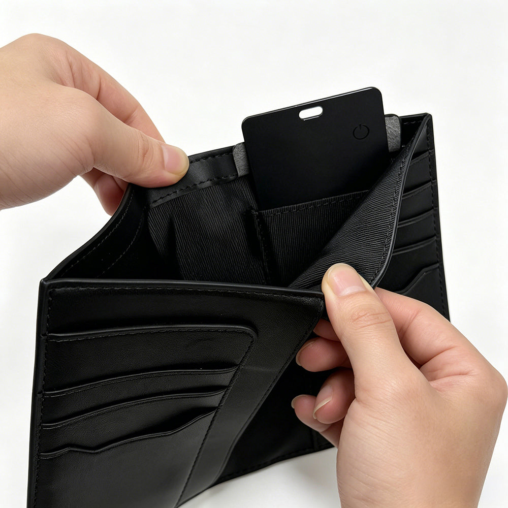 Wiwu Royal Passport Wallet Android ve iOS Cihazlar için RFID Özellikli PU Deri Cüzdan Siyah