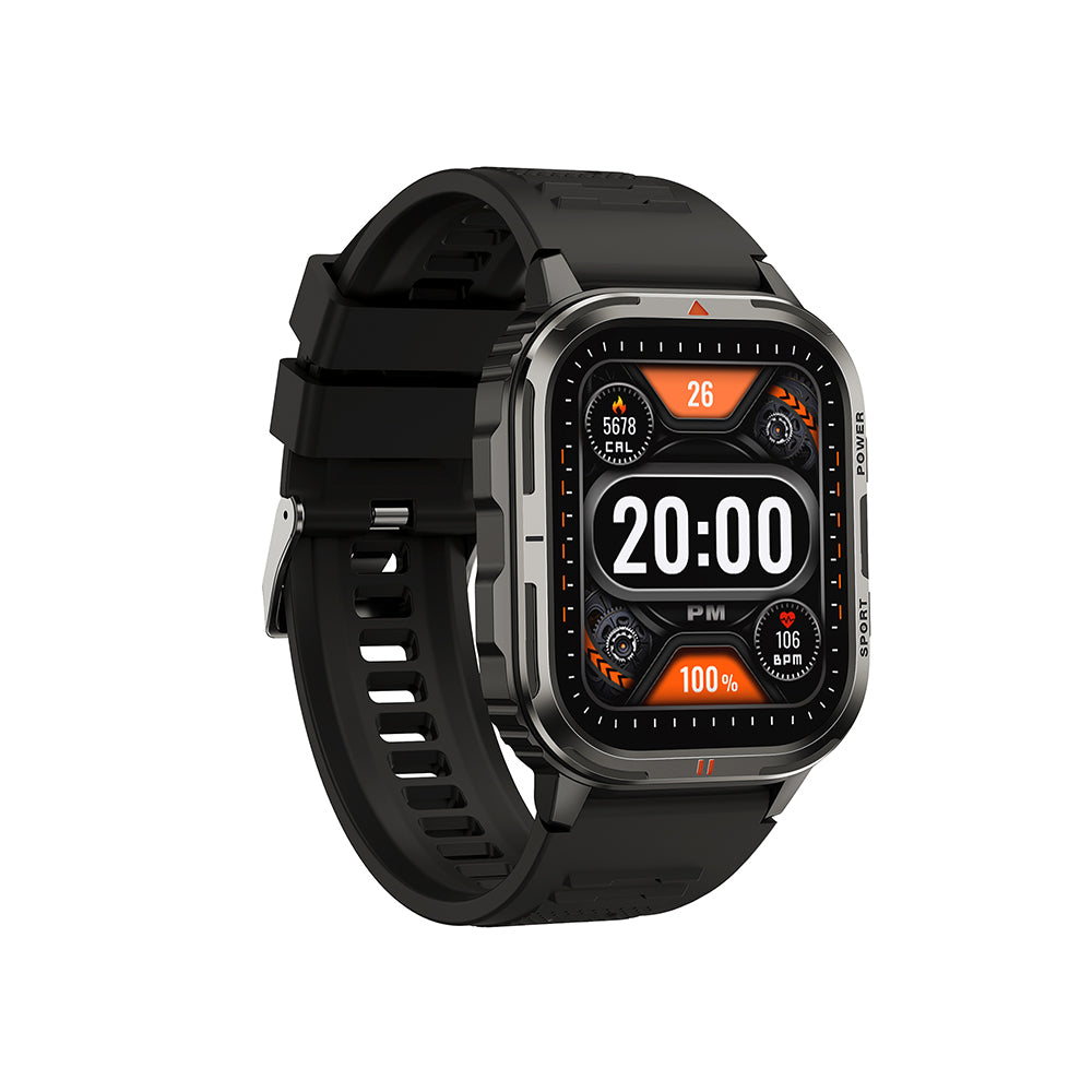 Wiwu SW05 Smart Watch İOS ve Android Uyumlu TFT Ekranlı IP68 Sertifikalı Akıllı Saat Gümüş