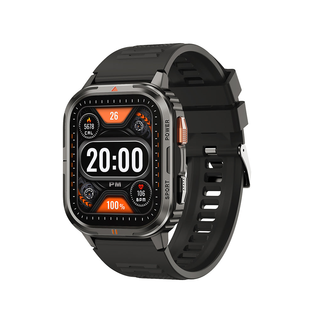 Wiwu SW05 Smart Watch İOS ve Android Uyumlu TFT Ekranlı IP68 Sertifikalı Akıllı Saat Gümüş