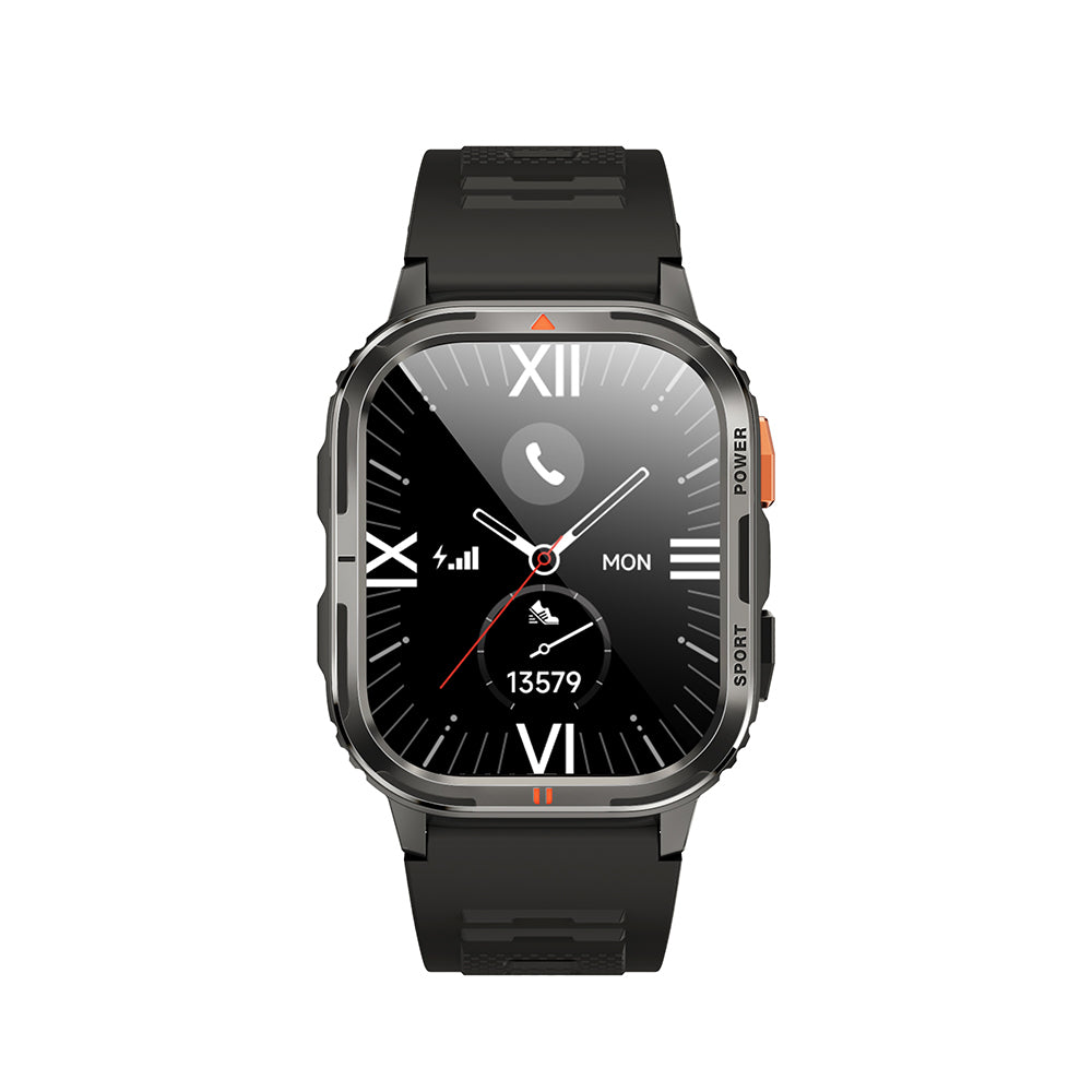 Wiwu SW05 Smart Watch İOS ve Android Uyumlu TFT Ekranlı IP68 Sertifikalı Akıllı Saat Gümüş